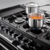 Rangemaster Encore Deluxe Dual Fuel BlackCook