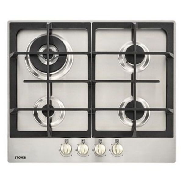 Stoves ST GHU60C 60cm Gas Hob in Stainless Steel - Display Model