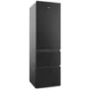 Haier HTR3518ENMTK Freestanding Fridge Freezer in Black
