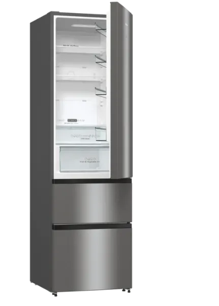 Hisense RM469N4ACDUK 60cm 60/40  Frost Free Fridge Freezer - Stainless Steel_fridge door open