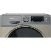 Hotpoint ActiveCare Washer Dryer in Graphite -  NDD 86448 GDA UK- front view controls with tray