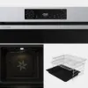 Hisense BI622AXPGUK 59.5cm Built In Electric Single Oven - Black & Stainless Steel_snapshot