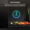 Hisense BI622AXPGUK 59.5cm Built In Electric Single Oven - Black & Stainless Steel_fast preheat
