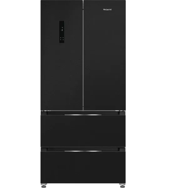 Hotpoint Dual American Fridge Freezer in Black HPG2 6513 XK5E - Main