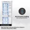 Samsung RB33B610EWW/EU 59.5cm 70/30 Fridge Freezer - White_all around cooling