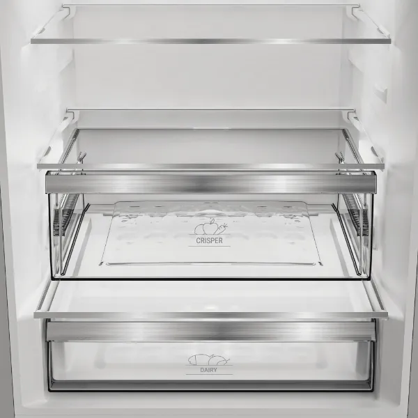 Hotpoint HPK2 6493 XP5UK Fridge Freezer 70/30 in Stainless Steel - Main Storage