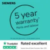 Siemens WQ45G202GB 9kg Heat Pump Tumble Dryer - White_warranty