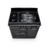 Rangemaster 14538 Classic Deluxe 90 Dual Fuel Range Cooker in Slate with Chrome Trim - CLDL90DFPSLT/CM1_hob