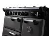 Rangemaster 14538 Classic Deluxe 90 Dual Fuel Range Cooker in Slate with Chrome Trim - CLDL90DFPSLT/CM1_lower view2