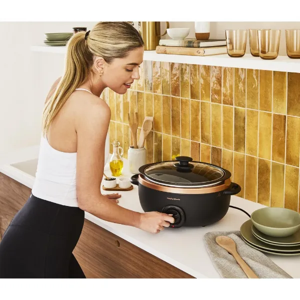 Morphy Richards 461016 Sear and Stew Slow Cooker 6.5L - Rose Gold_settings