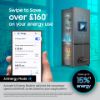 Samsung RL38C776ASR/EU Bespoke SpaceMax™ 387L Smart Combi Fridge Freezer in Real Steel_ai energy mode