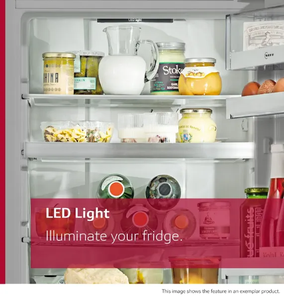 Neff KI7861FE0G  60/40 Split N 30 Built In Fridge Freezer - Display Model_led light