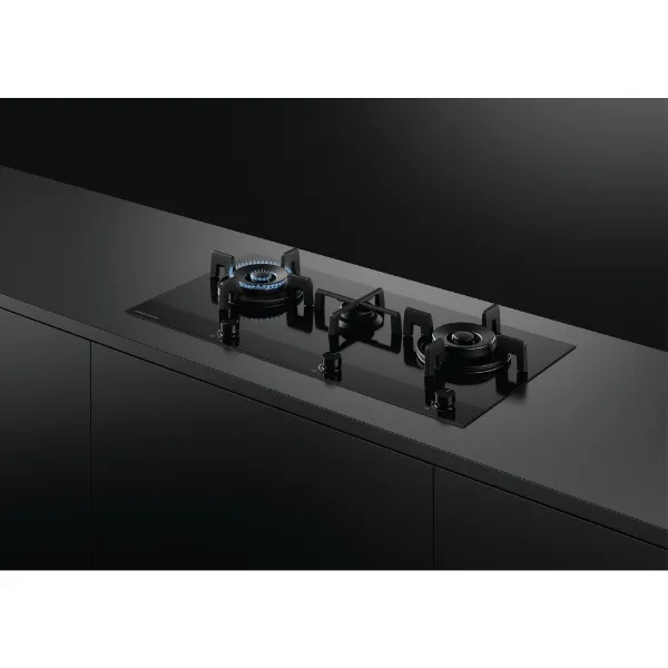 Fisher & Paykel CG903DLPGB4 90cm 'Gas on Glass' 3 Burner - BlackSide