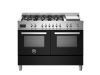 Bertazzoni Professional 120cm Dual Fuel Range Cooker with Twin Oven in Bianco