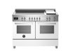 Bertazzoni Professional 120cm Induction Range Cooker with Twin Oven in Bianco