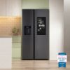 Samsung RS90F66BEFEU Family Hub™ 614L Smart American Fridge Freezer in Black_front