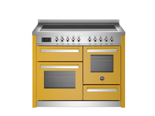 Bertazzoni Professional 110cm Induction XG Range Cooker with Twin Oven in Giallo