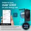 Samsung WW11DB8B95GBU1 Series 8 AI Energy 11kg 1400 Spin Smart Washing Machine - Black_ai energy mode