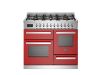 Bertazzoni Professional 100cm Dual Fuel XG Range Cooker in Rosso