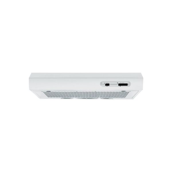 Indesit ISLK 66F LS W 60cm Visor Cooker Hood - White main