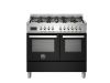 Bertazzoni Professional 100cm Dual Fuel Twin Oven Range Cooker in Nero