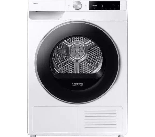 Samsung DV90T6240LE/S1 9kg Heat Pump Smart Tumble Dryer - White_main
