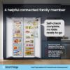 Samsung BRB70F26DES0EU 54cm 60/40 Series 6 SpaceMax™  Smart Integrated Frost Free Fridge Freezer - White_smart things