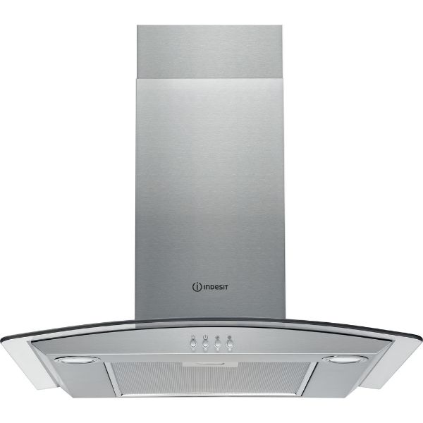 Indesit IHGC 6.5 LM X Wall mounted cooker hood - 60cm main