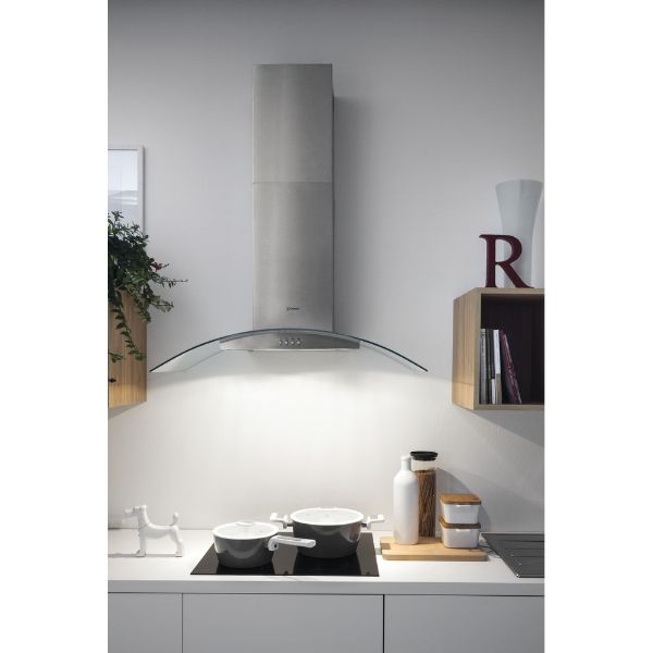 Indesit IHGC 6.5 LM X Wall mounted cooker hood - 60cm demo