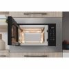 Indesit MWI 120 GX UK Built In Microwave and Grill - Stainless Steel open 2