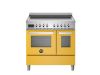 Bertazzoni Professional 90cm Induction Twin Oven Range Cooker in Giallo