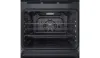 Indesit IO 253 B UK Turn&Go Electric Single Fan Oven - Black inside