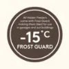 Haden HZ204FF Slim Width Upright Total No Frost Freezer_frost guard