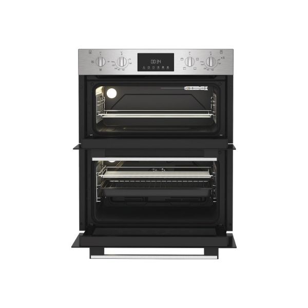 Indesit DUI 12D IX Built Under Electric Fan Double Oven - Stainless Steel main 2