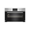 Indesit DUI 12D IX Built Under Electric Fan Double Oven - Stainless Steel controls