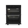 Indesit DUI 10D B Built Under Electric Fan Double Oven - Black main 2