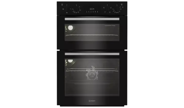 Indesit DII 10D B Built In Electric Fan Double Oven - Black main