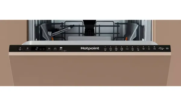 Hotpoint HP6IC11BS7LA0UK Slimline Integrated Dishwasher controls
