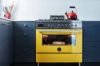 Bertazzoni Professional 90cm Single Aspirational Dual Fuel Range Cooker in Giallo_Lifestyle1
