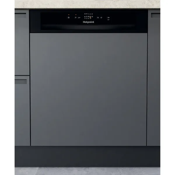 Hotpoint H3B L626 B UK Semi Integrated 14 Place Settings Dishwasher - Black main