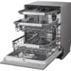 LG DB476TXS 14 Place Setting TrueSteam™ Full Size Integrated Dishwasher_interior empty