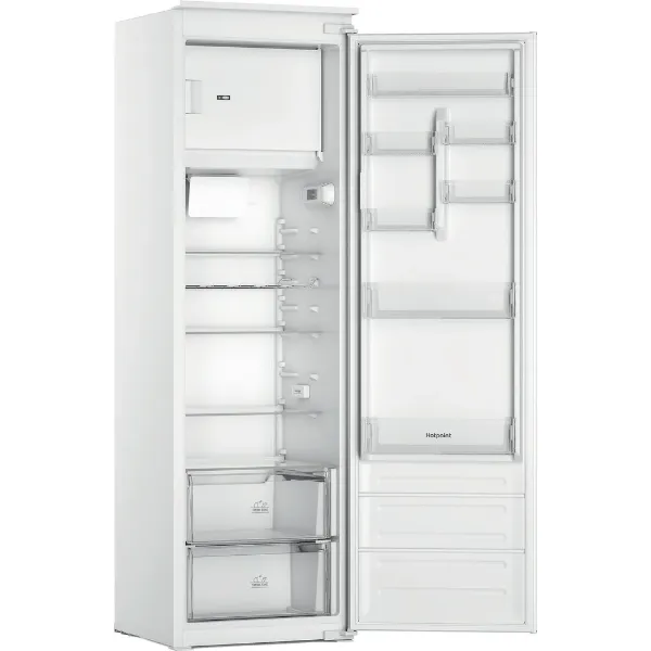 Hotpoint HTSD184011A1 Integrated Low Frost Tall Fridge with Ice Box open