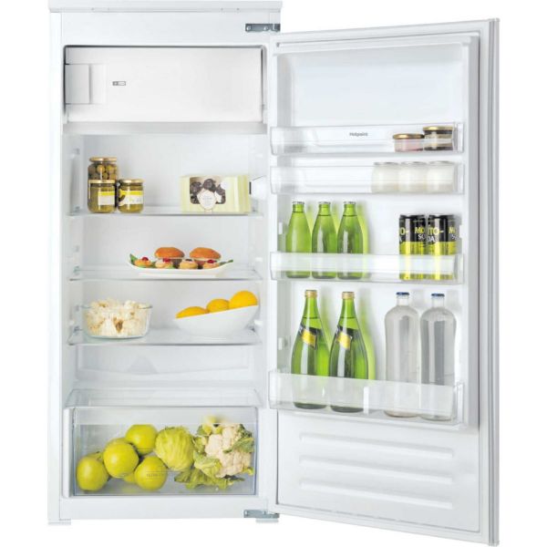 Hotpoint 171 HSZ 12 A2D.UK 2 Litre In-column Integrated Fridge with Ice Box open