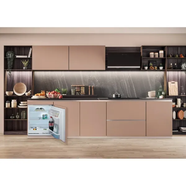 Hotpoint HBUL011 Integrated Low Frost Undercounter Fridge open