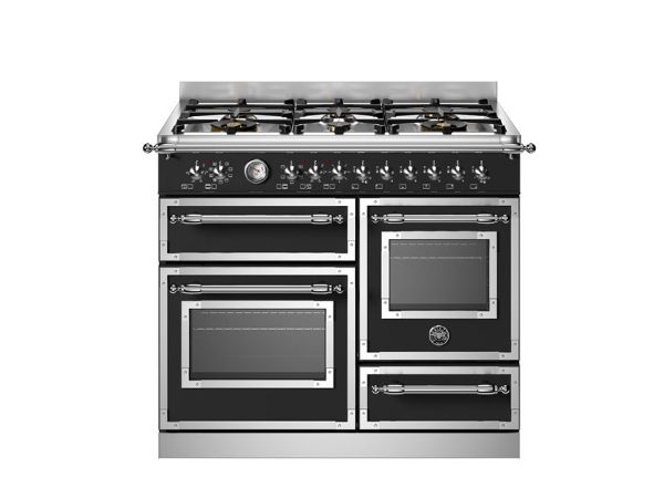 Bertazzoni Heritage 100cm Dual Fuel Range Cooker XG Oven in Matt Nero