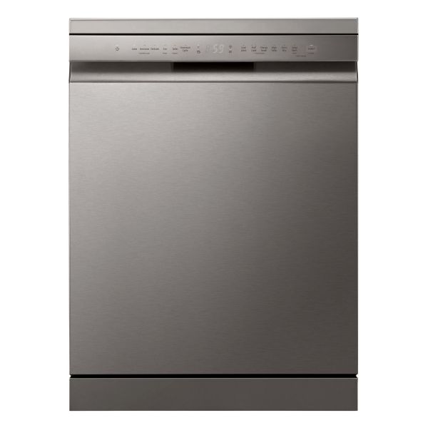 LG DF355FP 14 Place Setting QuadWash™ Freestanding Dishwasher in Silver