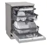 LG DF355FP 14 Place Setting QuadWash™ Freestanding Dishwasher in Silver_full