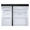 LG GSLC40EPPE 91.3cm 50/50 Frost Free American Fridge Freezer - Matte Black_shelves