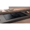 Hotpoint PVH 92 B K/F KIT induction glass-ceramic venting cooktop demo 3