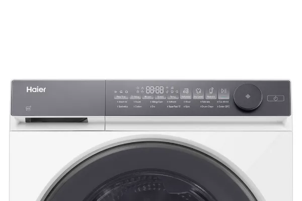 Haier HWD80BP14367TU 8kg/5kg 1400 Spin Washer Dryer - White_controls
